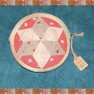 NEW w/tag ONE OF A KIND Handmade Soft fabric coin purse by Mila